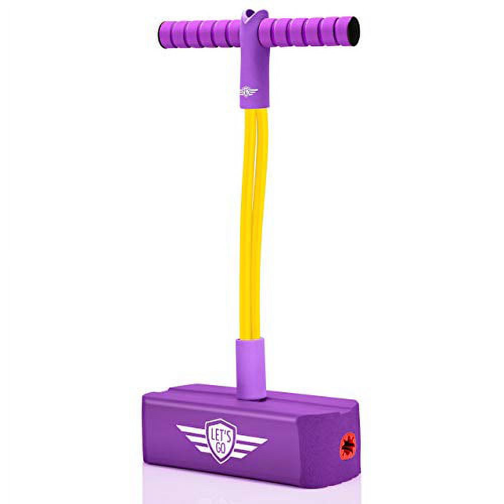 LET'S GO! Foam Pogo Jumper for Kids, Toys for 3-12 Years Old Boys Girls  Pogo Stick Outdoor Toys Gifts for 3-12 Year Old Boy Girl Bungee Jumper